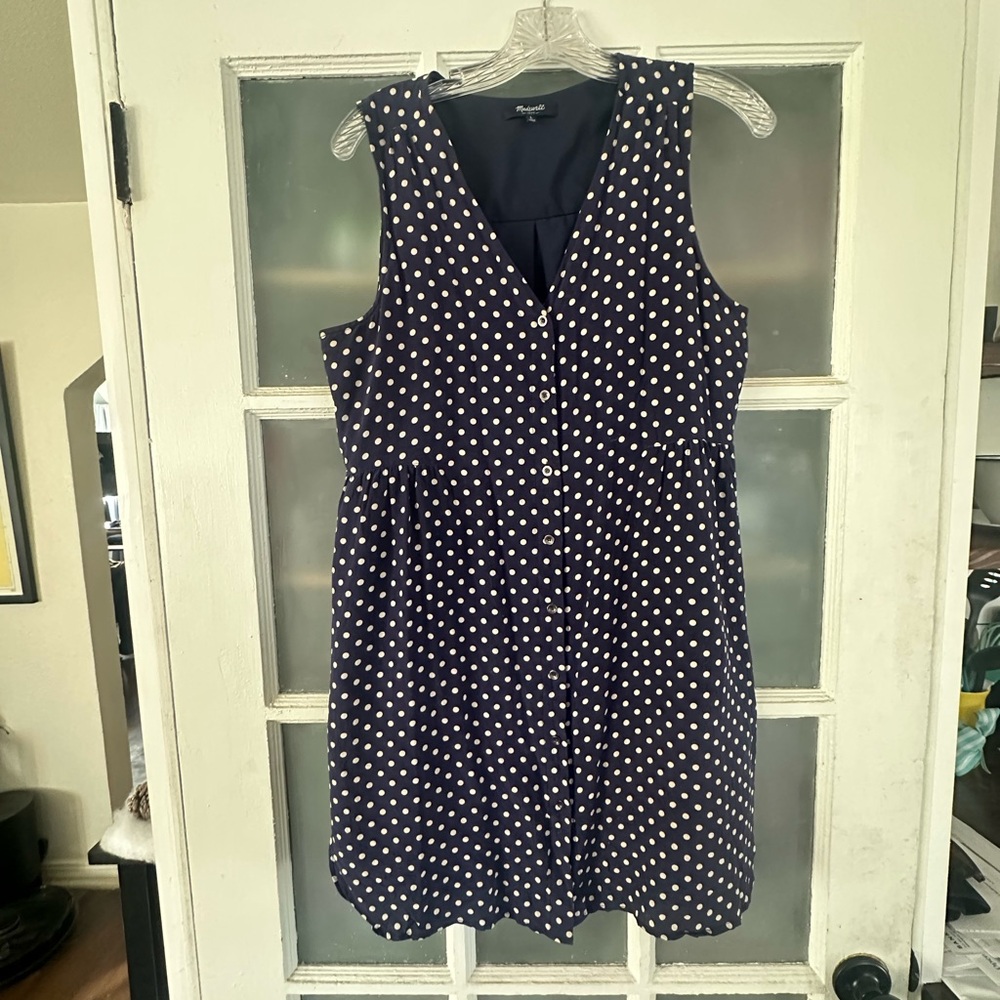 Madewell polka dot dress